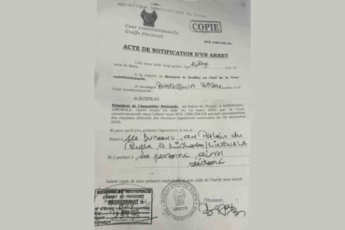 La cour constitutionnelle met fin aux espoirs des invalidés. 