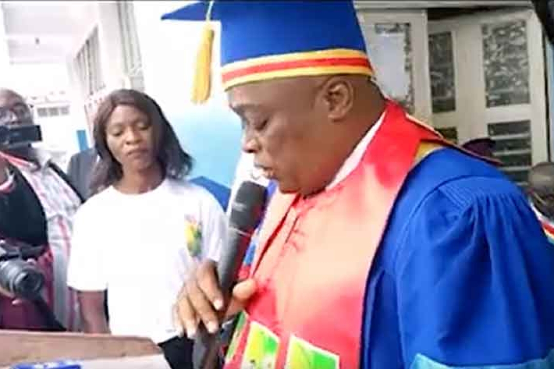 L'ISS/Kinshasa se renforce en infrastructures: Le DG Jean Marcel Mbikayi se révèle un scientifique bâtisseur.