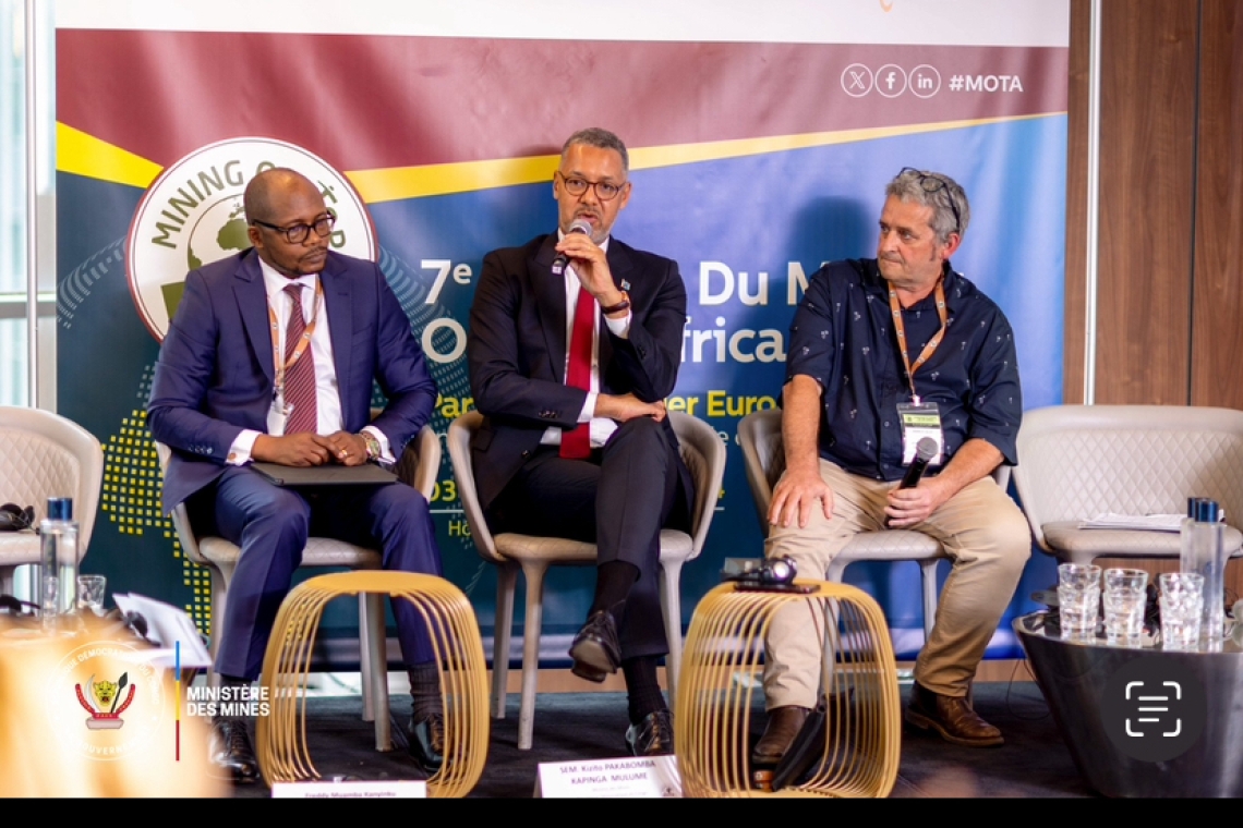 CEEC : Dans le sillage du Ministre des Mines, Le DG Freddy Muamba a participé à MOTA 2024 à Paris.