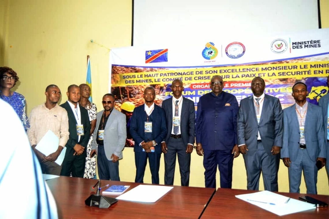 Au terme de la 1ère édition du Forum national des coopératives minières organisé par la DYCOD et le CCPS-RDC : Une Confédération nationale des coopératives minières en RDC mise en place pour défendre les intérêts des coopérateurs